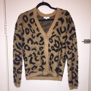 Nordstrom bp Leopard Print Cardigan